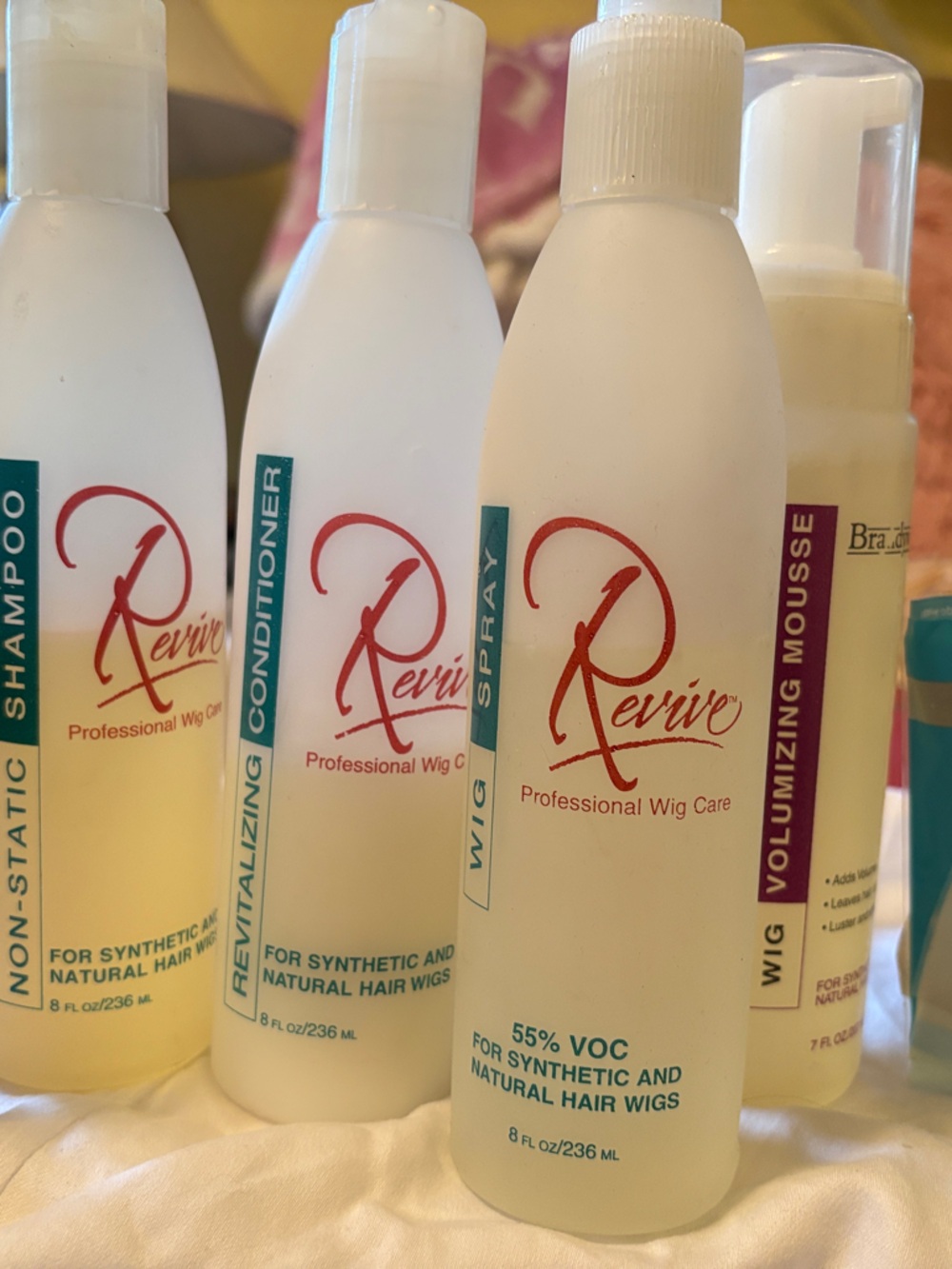 Revive Wig Care Set —Jobst IT-Stays, Lace front tabs partially used
